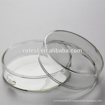 Boîte de Pétri en verre borosilicaté